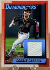 Corbin Carroll 2025 Topps 1990 Relic card