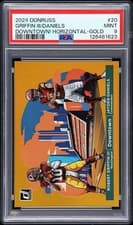 2024 Donruss Horizontal Downtown! Jayden Daniels / Robert Griffin III #20 card