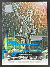 2024-25 Upper Deck The Cup Signature Renditions Retirement Trevor Linden #SRR-TL card