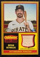 2025 Topps Heritage Clubhouse Collection Relics Bryan Reynolds #CCR-BR card