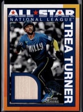 2025 Topps 1990 Topps Baseball All-Star Relics Trea Turner #90ASR-TT card