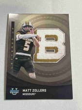 2025 Bowman University Chrome Lettered Up! Matt Zollers #LU-19 card