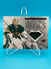 2024-25 Upper Deck Black Diamond Diamond Debut Relics Jersey Jesper Wallstedt #DD-JW card