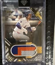 2025 Topps Transcendent Collection Transcendent Collection Patch Francisco Lindor #TCP-FL card