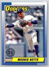 2025 Topps 1990 Topps Baseball (Series One) Mookie Betts #T90-60 card