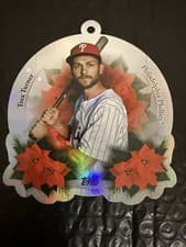 2025 Topps Holiday Oversized Die-Cut MLB Ornaments Trea Turner #OO-20 card