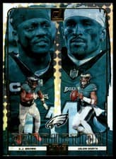 2024 Donruss Production Line A.J. Brown / Jalen Hurts #6
