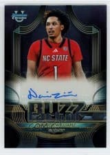 2025-26 Bowman Buzz Factor Autographs Darrion Williams #BZA-DW card