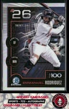 2025 Bowman Bowman Scouts Top 100 Emmanuel Rodriguez #BTP-26 card