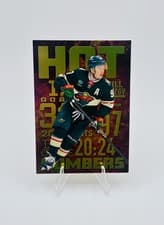 2025-26 Flair Hot Numbers Kirill Kaprizov #HN-4 card