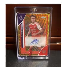 Martin Zubimendi 2026 Topps Chrome Premier League Autograph card