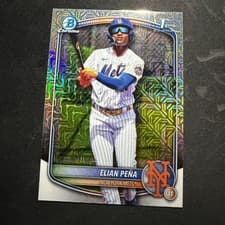 2025 Bowman Chrome Prospects Elian Peña #BCP-155 card