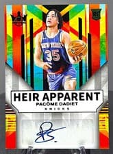 2024-25 Panini Court Kings Heir Apparent Autographs Pacome Dadiet #HA-DAD card