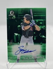 2025 Bowman Draft Achromatic Autographs Slade Caldwell #AA-SC card