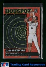 2024-25 Panini Obsidian Hotspot Stephon Castle #6 card