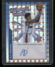 2024-25 Finest Colossal Shots Autographs Geometric AJ Johnson #BSA-AJ card