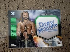 2025 Topps Exalted WWE Wrestling Insignia Ink Drew McIntyre #INI-DME card