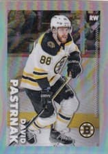 David Pastrnak 2022 Topps NHL Sticker card
