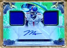 2024 Topps Inception Franchise Foundation Relic Autographs Malik Nabers #FFRA-MN card