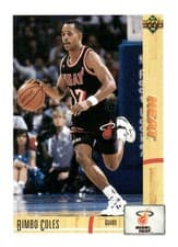Bimbo Coles 1991-92 Upper Deck Base Set card