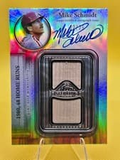 2025 Topps Sterling Swings Autographed Relics Mike Schmidt #SWA-MS card