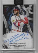 2024 Topps Chrome Black Super Futures Autographs Michael Harris II #SFA-MH card