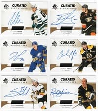 Tage Thompson 2022 SP Authentic Curated Signatures card