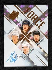 2024-25 SPx Force Rookie Autograph Parallel Mavrik Bourque #SFR-DBSB card