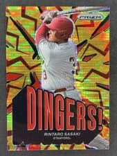 2025 Panini Prizm Dingers! Rintaro Sasaki #23 card