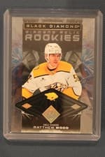 2025-26 Upper Deck Black Diamond Base Diamond Relic Rookies Matthew Wood #BDR-MW card