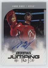 Simon Nemec 2024-25 Upper Deck Credentials Jumping on the Ice card