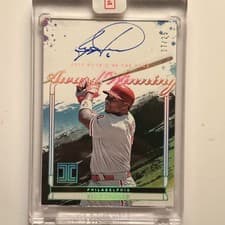 2025 Panini Impeccable Award Winning Autographs Ryan Howard #2 card