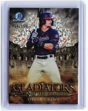 Dylan Crews 2024 Bowman Chrome Gladiators of the Diamond card