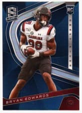 Bryan Edwards 2020 Panini Chronicles Draft Picks Spectra card