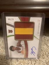 Kevin Porter Jr. 2019 Panini Immaculate Collection Premium Patch Autographs card