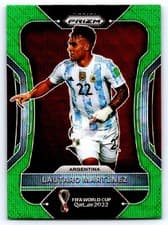 Lautaro Martinez 2022 Panini Prizm World Cup card