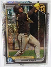 Leo De Vries 2024 Bowman Chrome Prospects card