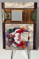 2025 Topps Museum Collection Meaningful Material Relics Bryce Harper #MMR-BH card