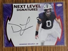 2026 SAGE Football Next Level Signatures Dominic DeLuca #NLS-DD card
