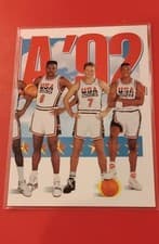 Patrick Ewing / Larry Bird / Scottie Pippen 1991 Skybox card