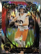 Bo Nix 2024 Panini Select card