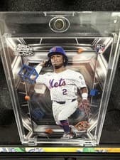 2025 Topps Chrome Black Depth of Darkness Luisangel Acuña #DOD-3 card