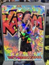 Victor Wembanyama 2023 Panini Crown Royale Kaboom card