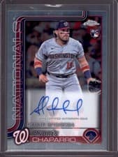 2025 Topps Chrome Update Rookie Debut Autographs Andrés Chaparro #CRDA-ACH card