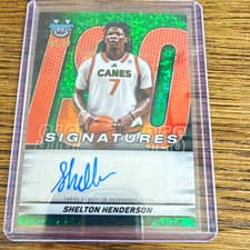 2025-26 Bowman University Best Iso Signatures Shelton Henderson #IS-SH card