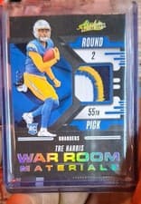 2025 Panini Absolute War Room Materials Tre Harris #WRM-THS card