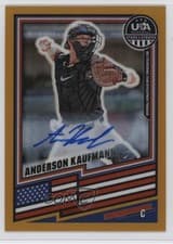 2026 Panini Stars & Stripes Prizm Signatures Prizms Anderson Kaufmann #183 card