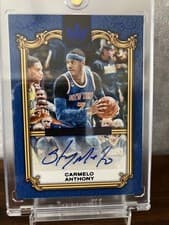 2024-25 Panini Court Kings Legacy Portrait Signatures Carmelo Anthony #LP-CAR card