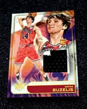 2024-25 Panini Court Kings Rookie Swatches Matas Buzelis #RJS-MTB card