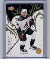 2024-25 Upper Deck Ice Exquisite Collection Rookies Josh Doan #R-6 card